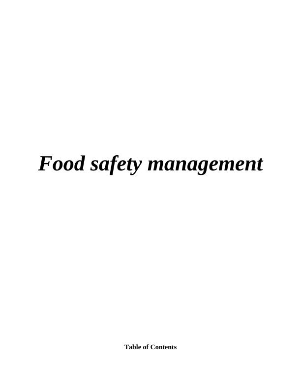 food safety management_1
