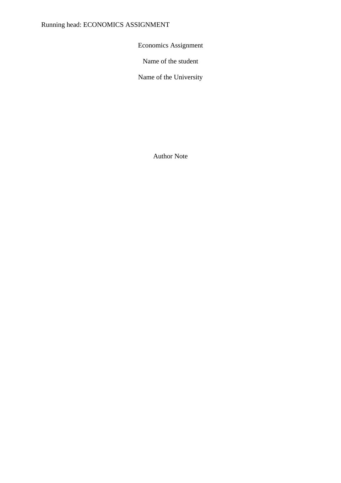 Assignment on  Economics PDF_1