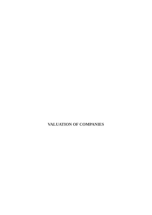 Valuation of Companies_1