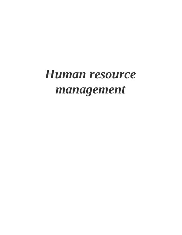 Human Resource Management Strategic Approach_1