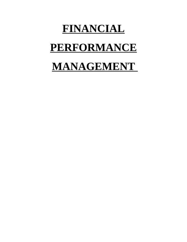 Performance Management Assignment - Marks and Spencer_1