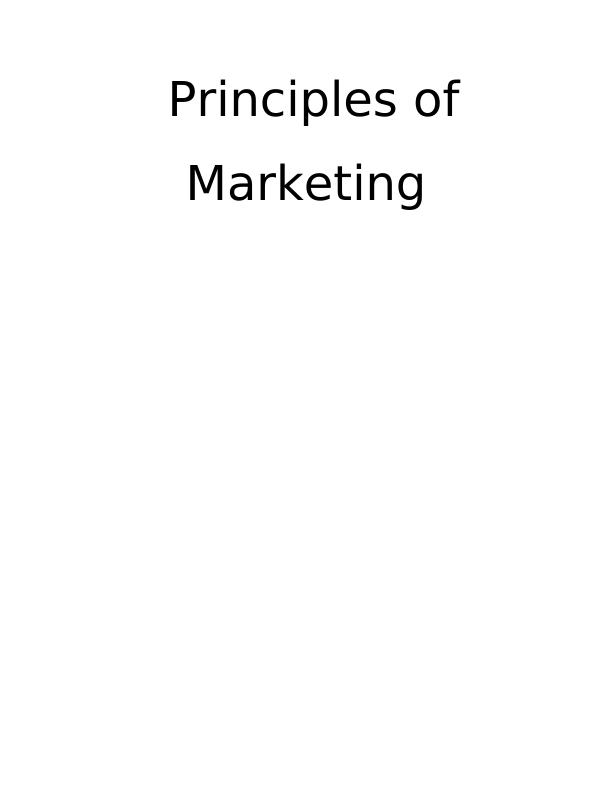 Principles of Marketing: Market Analysis, Segmentation, Targeting, and Positioning_1