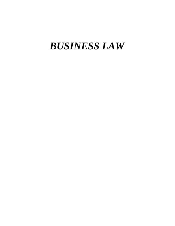 (Doc) Sources of Business Law_1