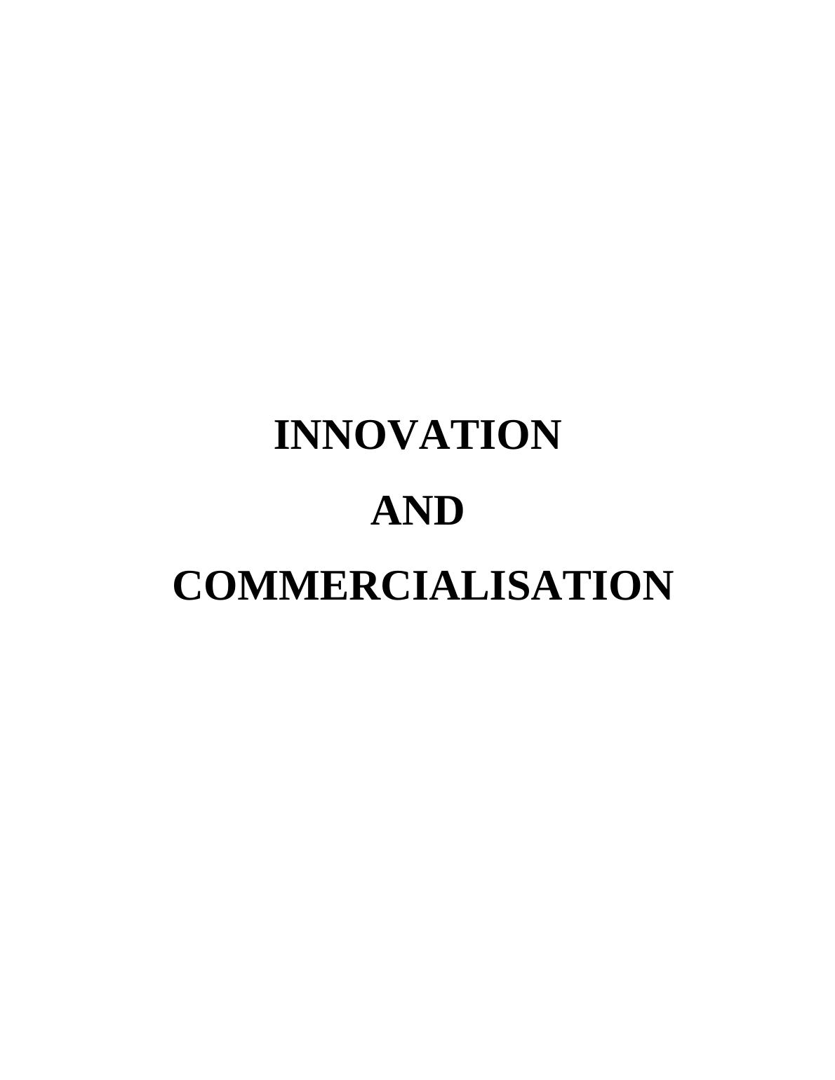 Assignment on Innovation in Existing Product_1