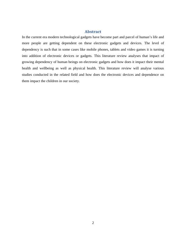 Literature Review: Human Dependency on Gadgets_2