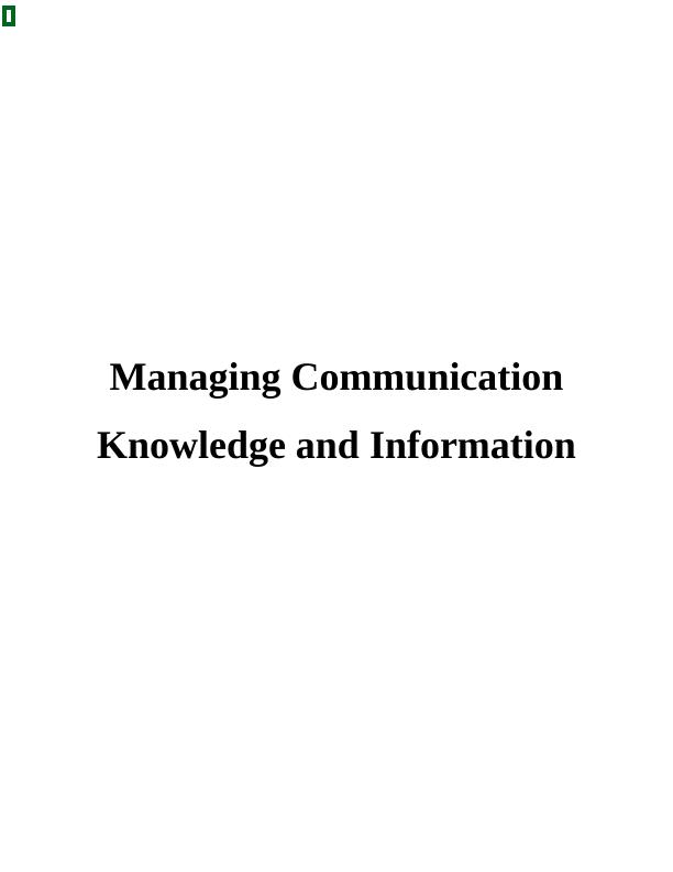 Communication Knowledge and Information INTRODUCTION_1