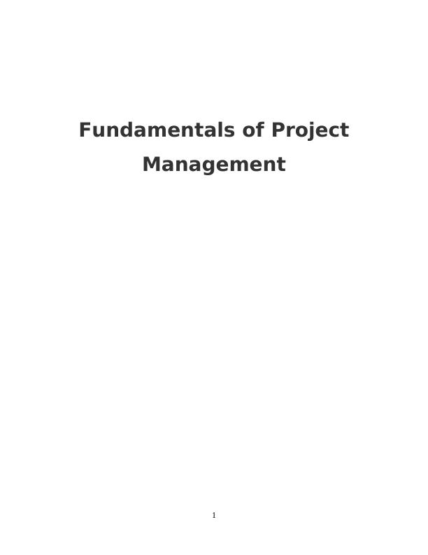 Fundamentals of Project Management_1