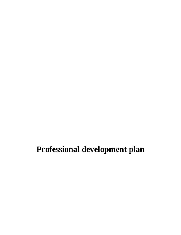 Professional Development Plan_1