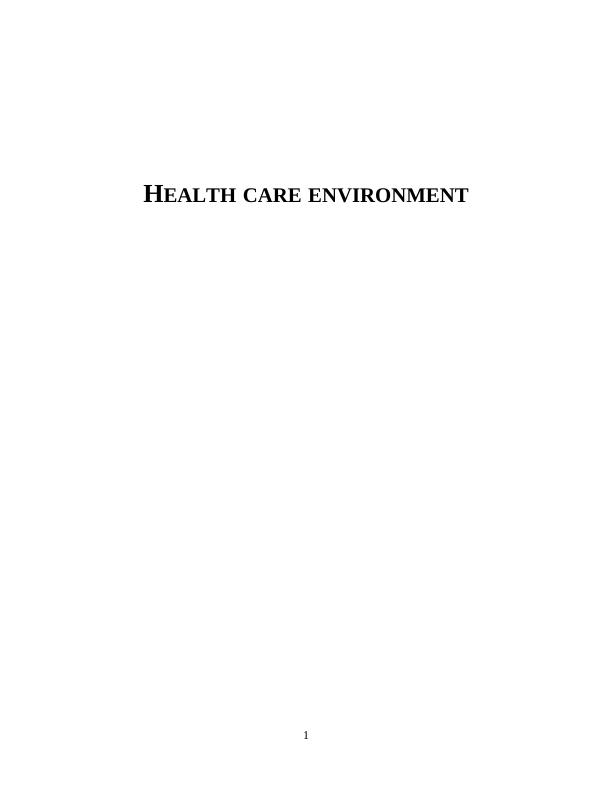 (DOC) Health care environment | Rosewood Centre_1
