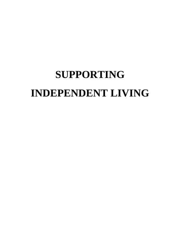 Technological Barriers to Support Sally Towards Independent Living_1
