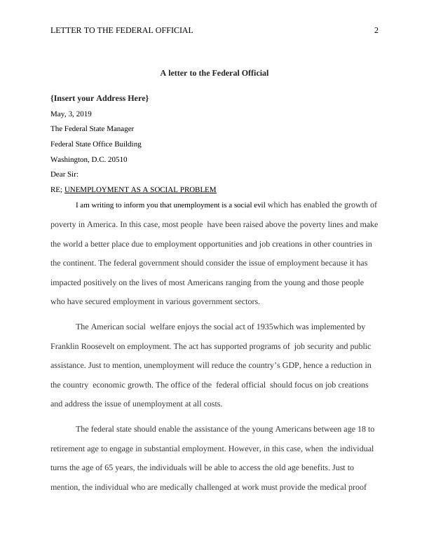 LETTER TO THE FEDERAL OFFICIAL 1._2