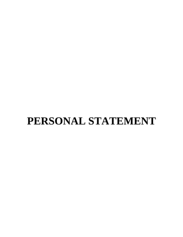 Personal Statement_1