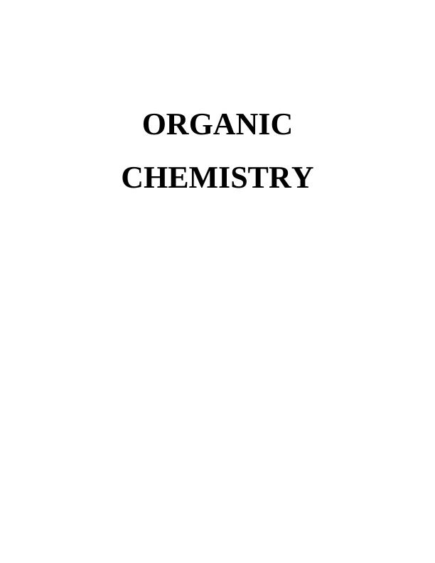Production of Ethane from Ethanol by Dehydration Reaction : Organic Chemistry Report_1