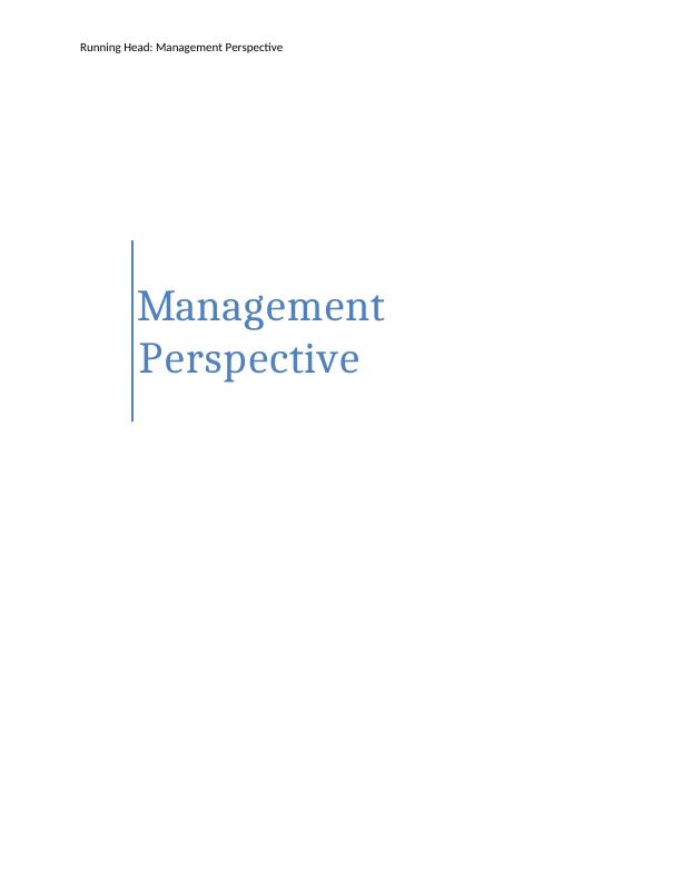 Management Perspective- Assignment_1