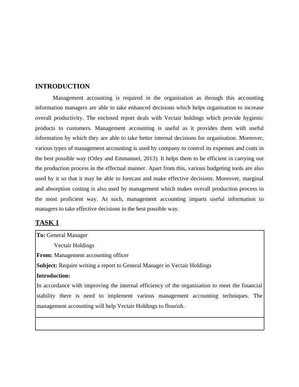 Management Accounting - Vectair Holdings_3