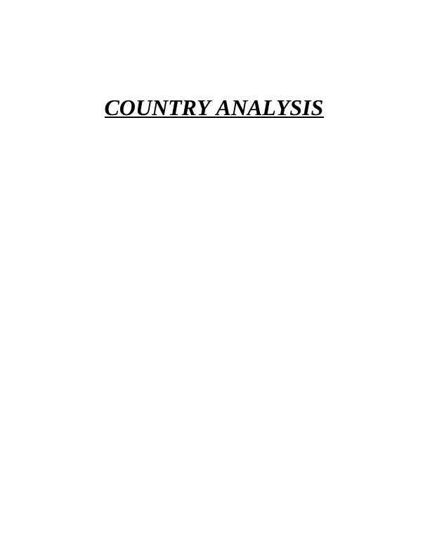 The Country Analysis Assignment_1