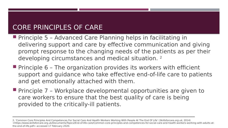 Core Principles And Theories Of Care | Presentation