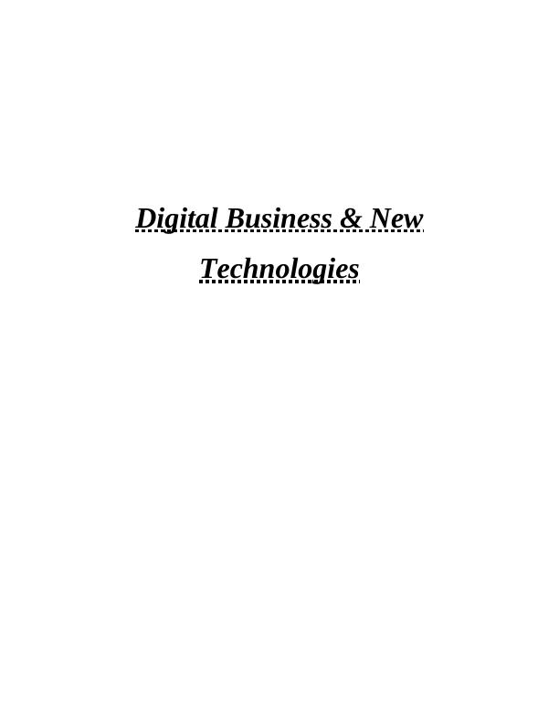 Digital Business & New Technologies_1