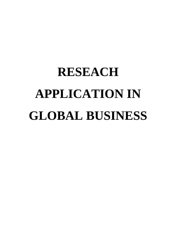 Global Business and Management Report_1