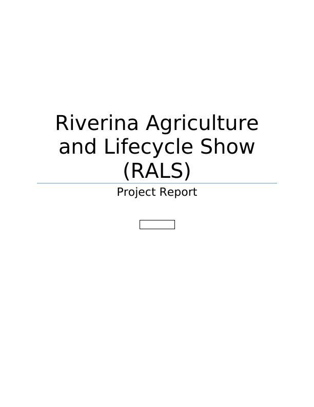 Ticketing System Report | Riverina Agriculture and Lifestyle Show (RALS)_1