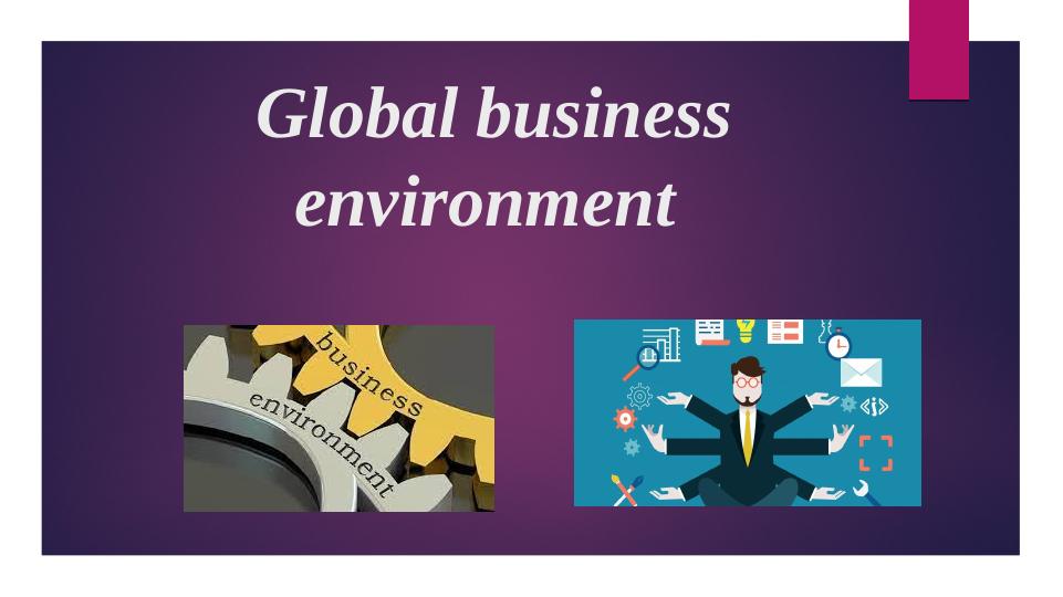 Global Business Environment_1
