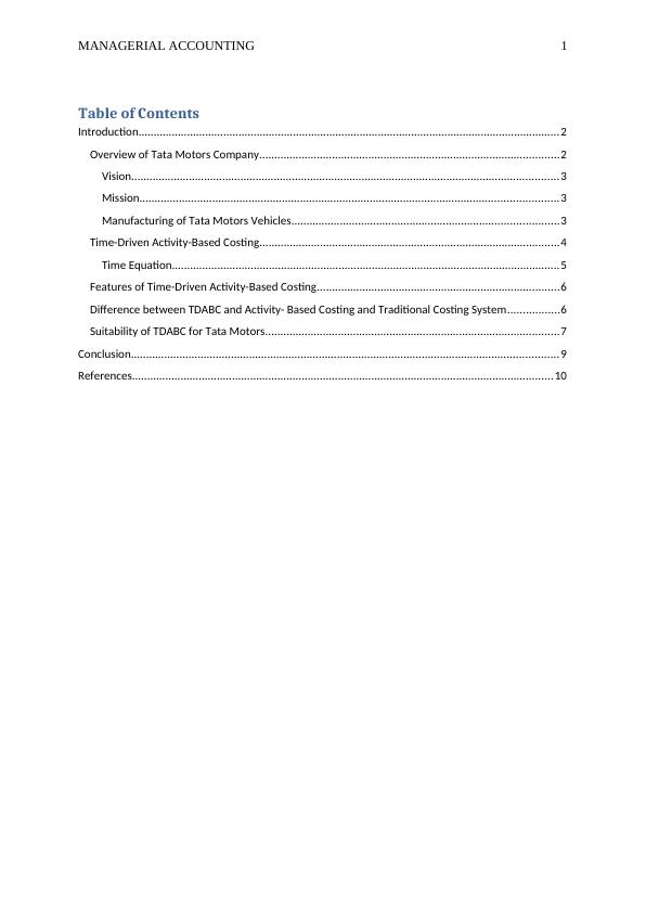 Time-Driven Activity-Based Costing Report_2