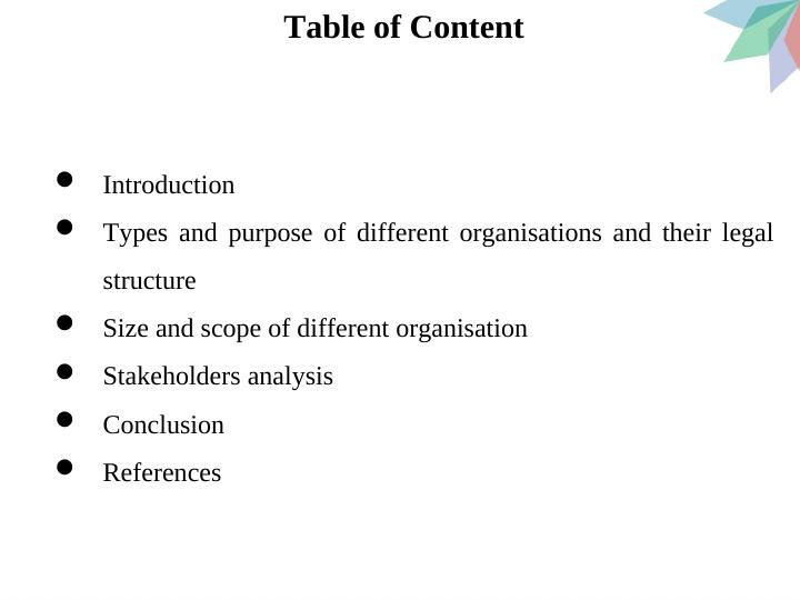 Types and Purposes of Different Organisations and Their Legal Structure_2
