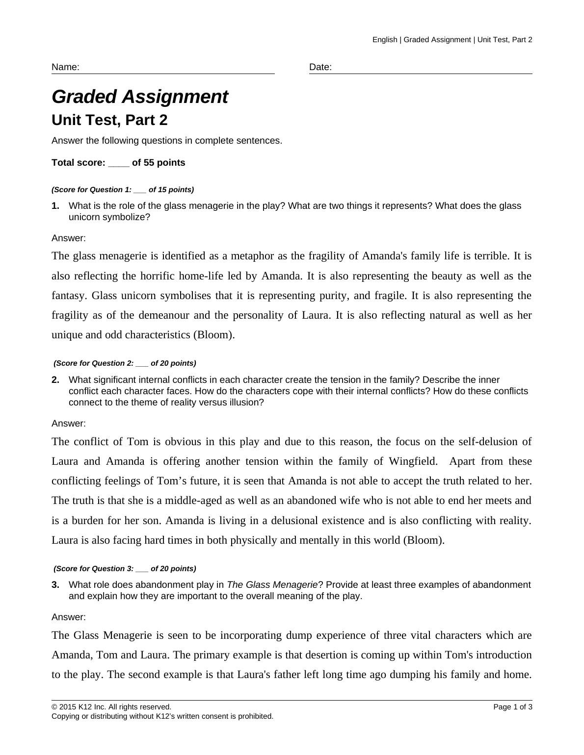 graded assignment unit test part 2 basic tools and transformations