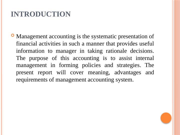 Management Accounting System and its Essential Requirements in Business_2