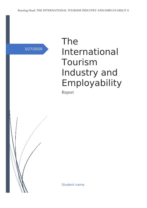 research paper about the tourism industry