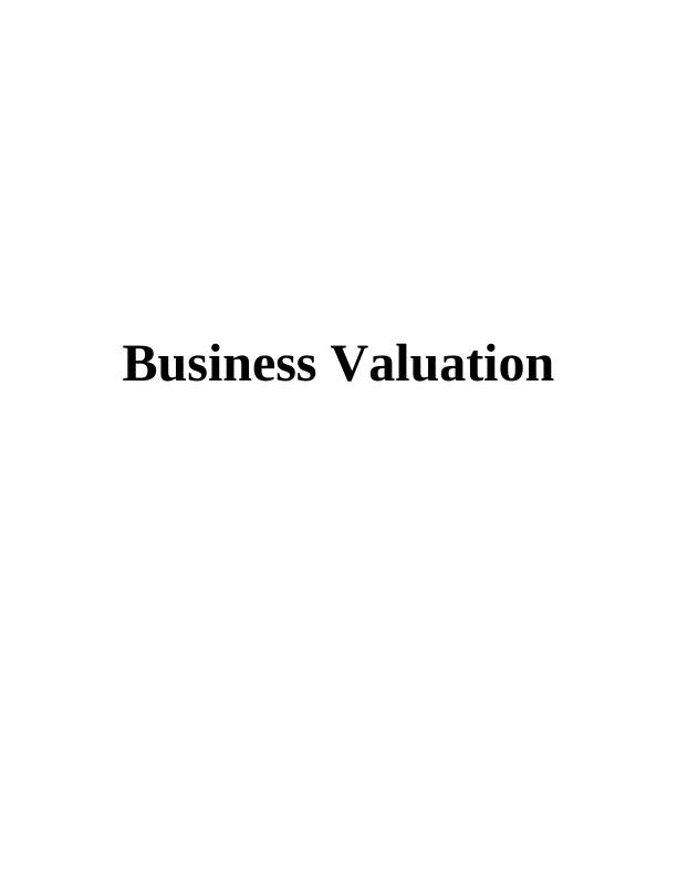 Sample Business Valuation Report_1