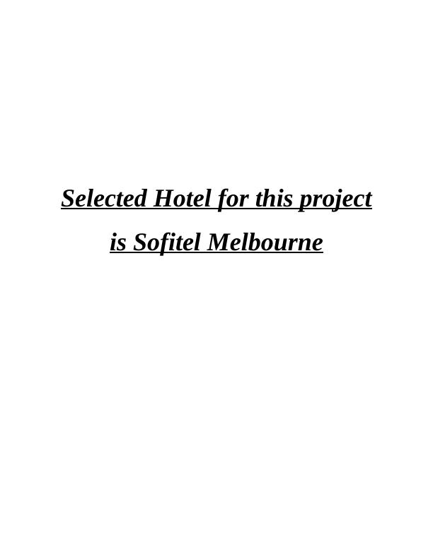 Strategies for Sustainability and Branding in Sofitel Melbourne_1
