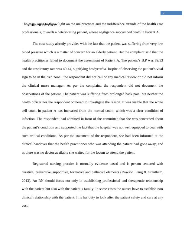 Reflective Essay on Nursing Ethics and Practice_3