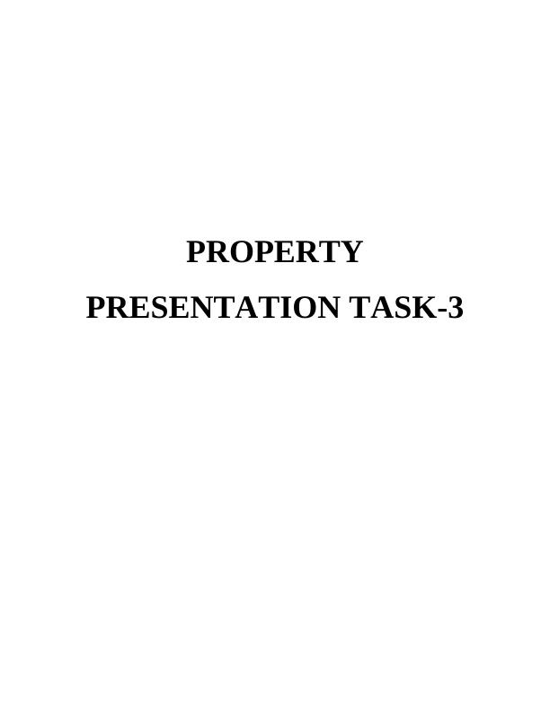 Property Presentation - Assignment_1
