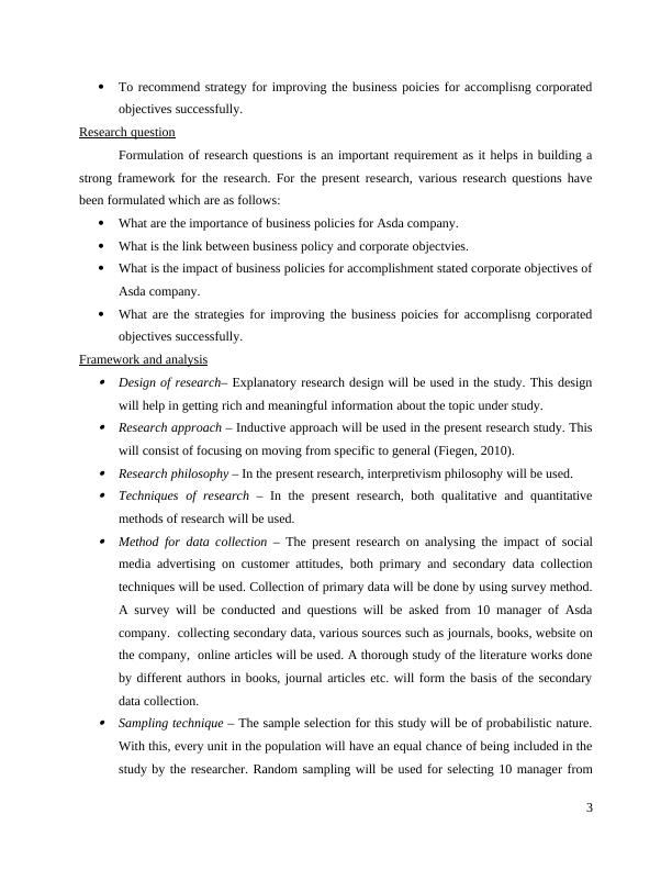 Project Report on Determining Role of Business Policies_8