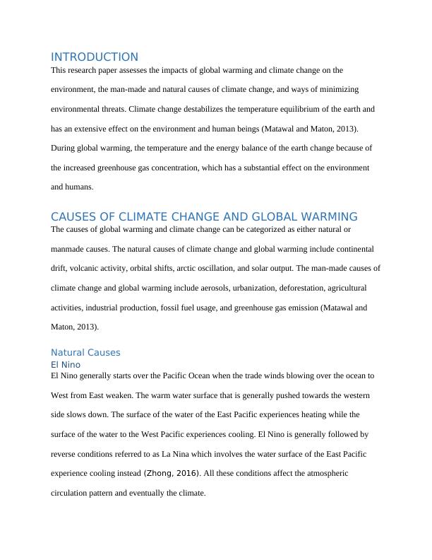 Impact of Climate Change and Global Warming on the Environment Research Paper 2022_3