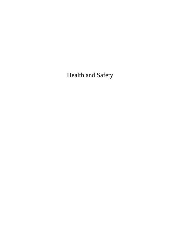 Responsibilities Of Health And Social Care Workplace | Report_1