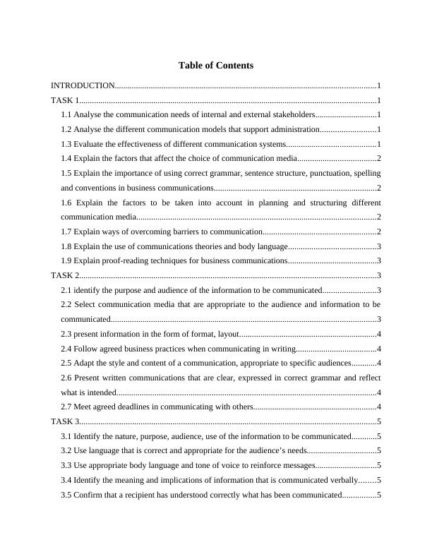 Communicate in a Business Environment Essay_2