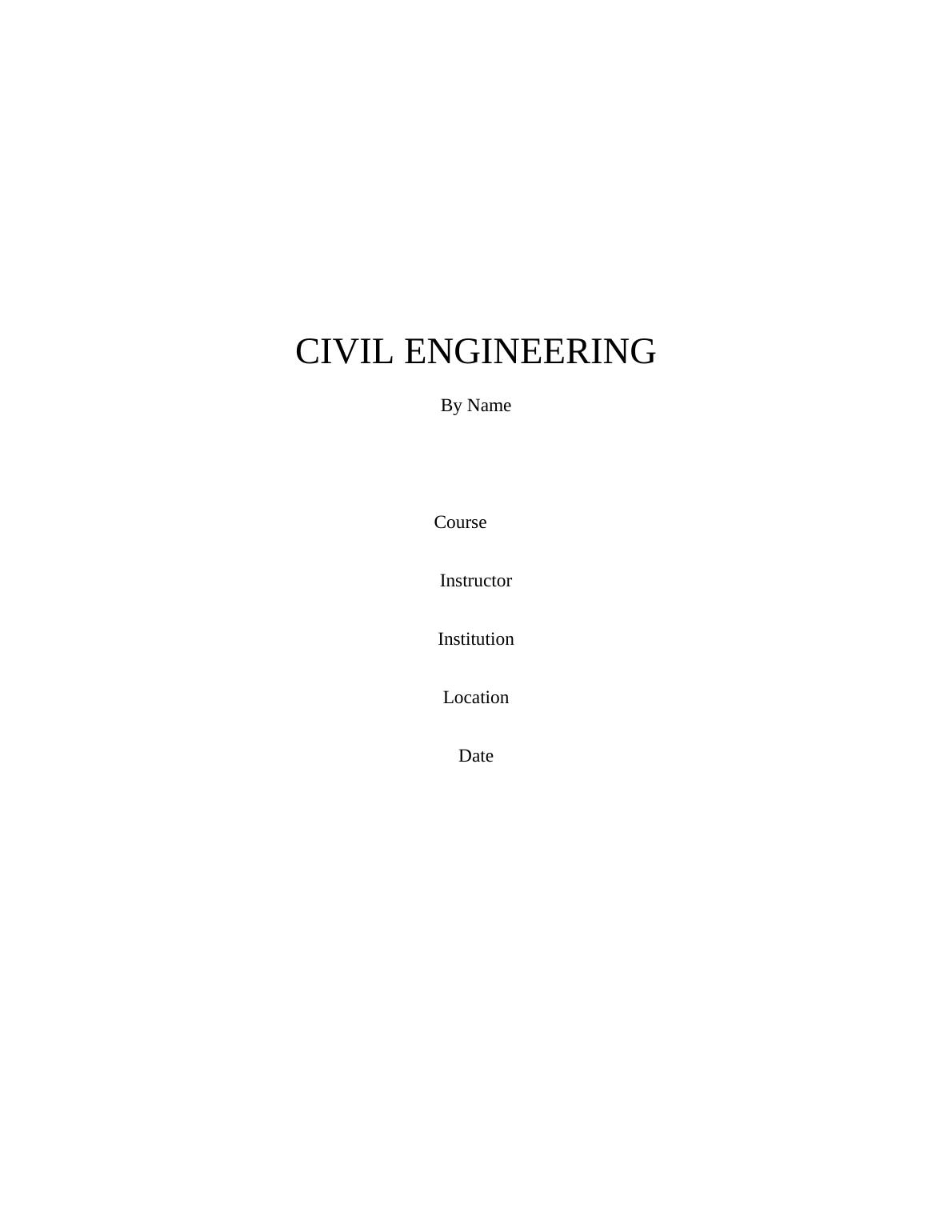 room assignment for civil engineering 2022