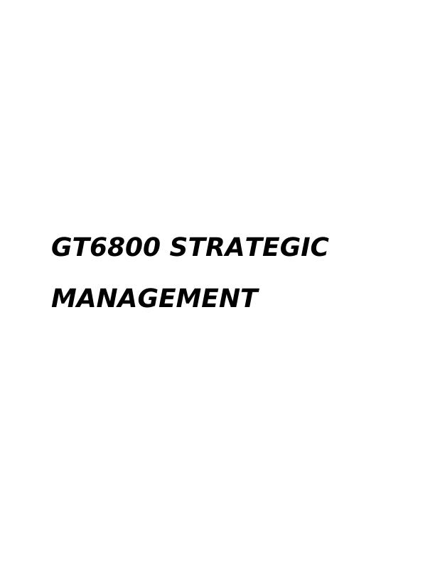 Strategic Management of H&M_1