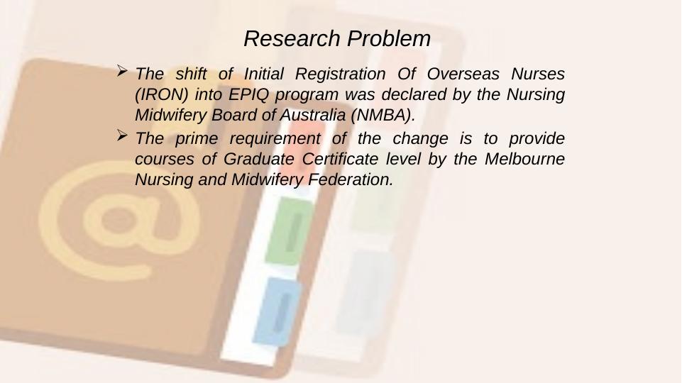 Melbourne Nursing and Midwifery federation