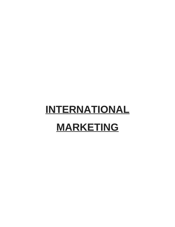 International Marketing_1