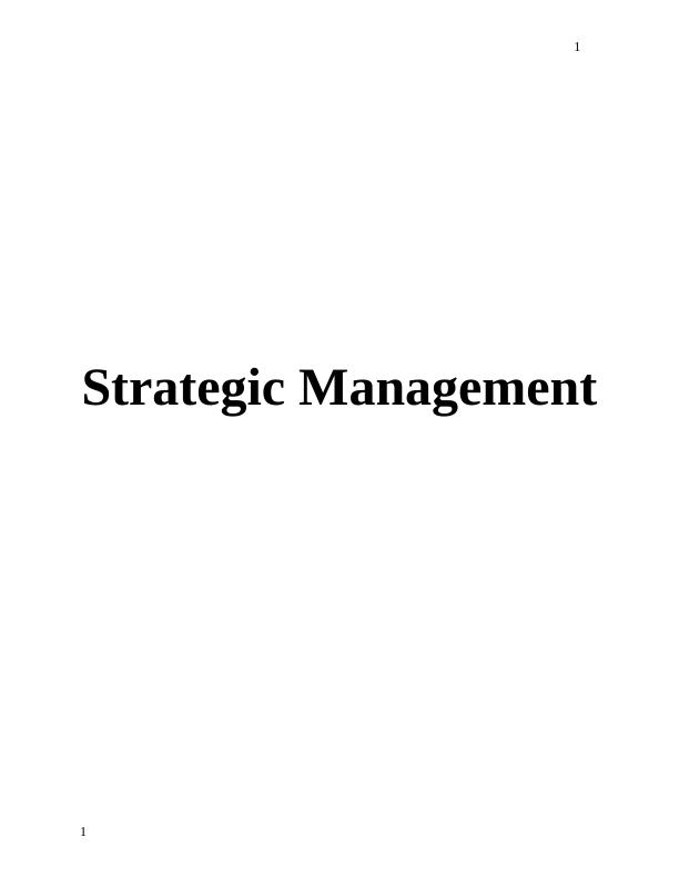 Concepts of Strategic Management_1