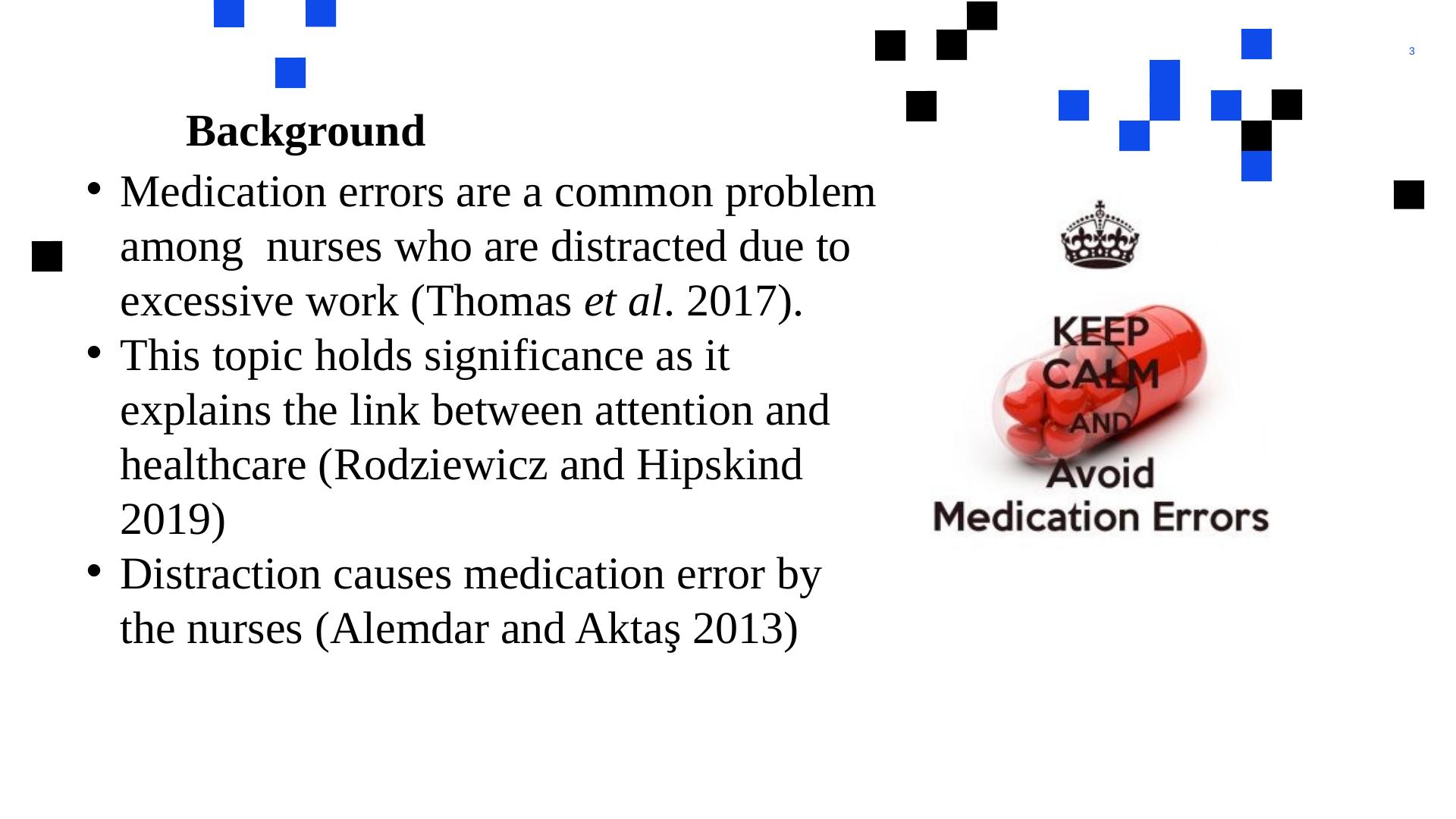 Medication of Errors by Distraction Presentation 2022