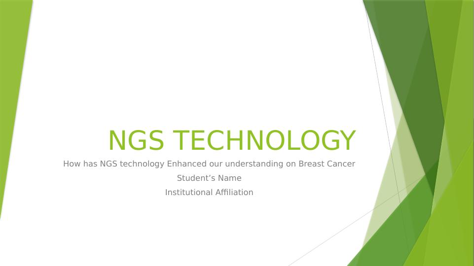 NGS Technology: Enhancing Understanding of Breast Cancer_1