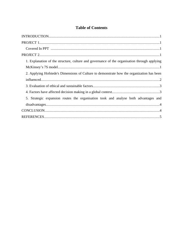 (Doc) Global Business Environment Assignment Solution_2