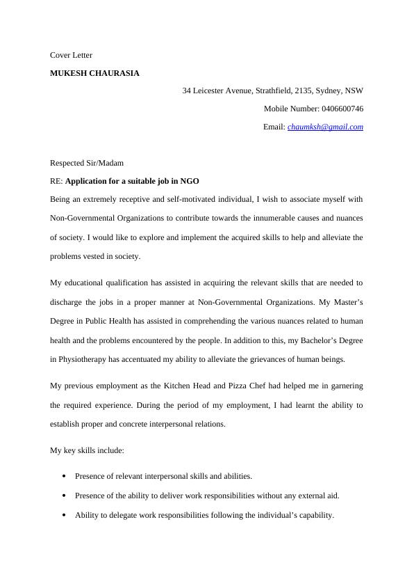 Resume and Cover Letter_2