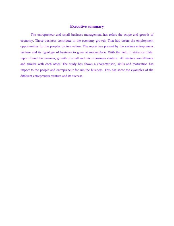 (PDF) Entrepreneurship and Small Business Management | Assignment_2