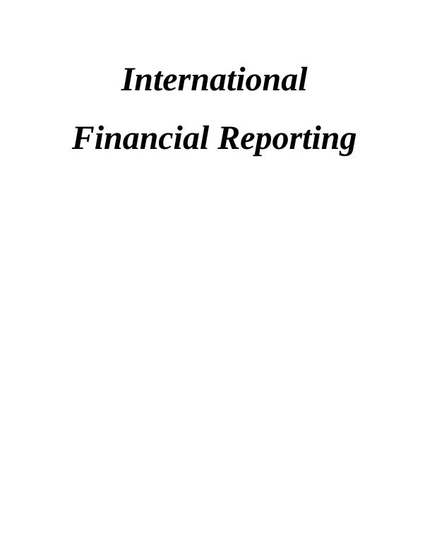 International Financial Reporting - Able Plc_1