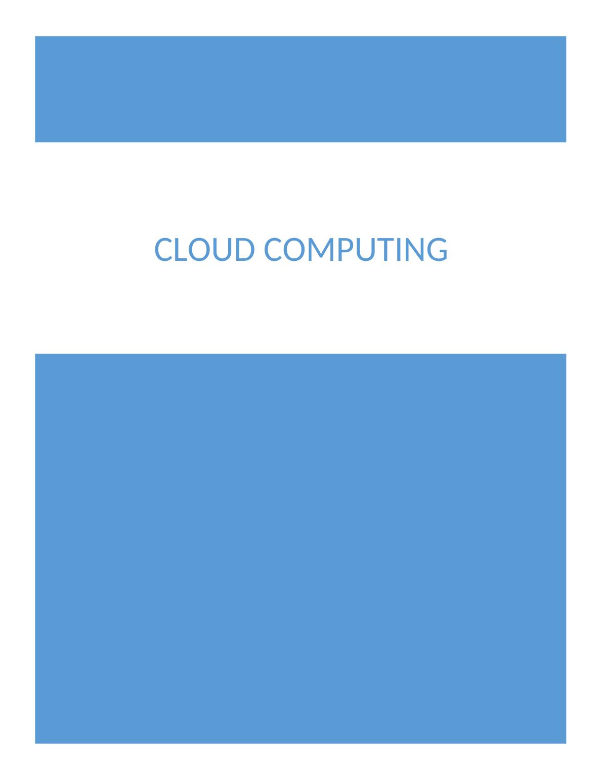 Assignment (Doc) | Cloud Computing_1